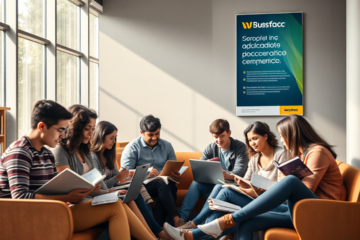 Students discussing education financing options through Westpac's education loan