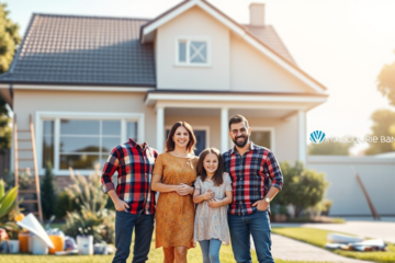 A modern home undergoing renovations funded by a Macquarie Bank loan.