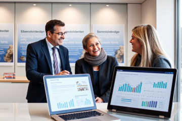 A person reviewing real estate loan options with Bendigo and Adelaide Bank.