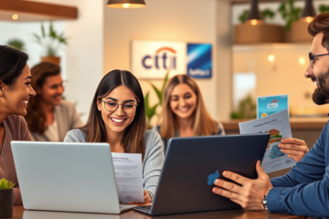 A person considering various personal loan options from Citibank Australia.