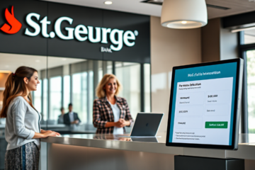 A person reviewing options for a St.George Bank Personal Loan, representing flexibility and control over finances.