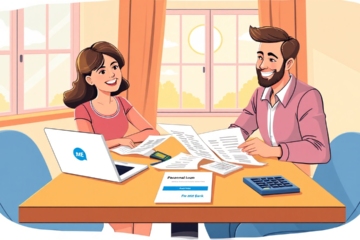A person reviewing their financial options for a ME Bank personal loan.