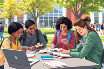 Student reviewing ME Bank Education Loan options