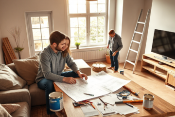 A beautiful home undergoing renovations funded by ME Bank loans.