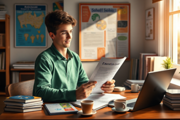 Student considering financing options for education with Rabobank Education Loan