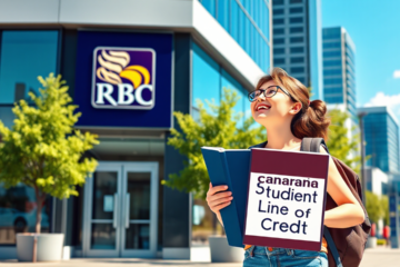 Student studying with RBC education loan information