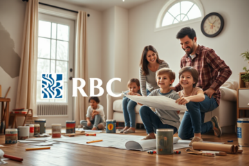 A family planning home renovations funded by RBC loans.