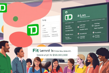 Person considering a personal loan from TD Bank for financial goals.
