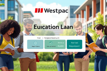 A student contemplating financing options for education with Westpac.