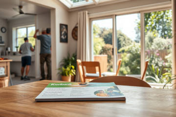 A home undergoing renovations funded by Kiwibank loan options.