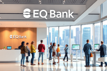 A customer exploring EQ Bank personal loan options online.