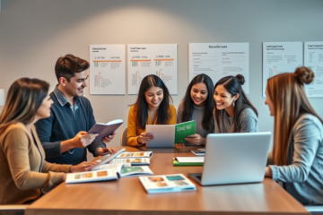 A student reviewing Home Trust Company education loan options to finance their education.