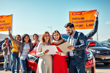 A person discussing vehicle loan options with ICICI Bank Canada.
