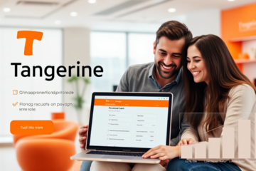 A visual representation of Tangerine Bank's personal loan services, highlighting finance solutions for individuals and families.