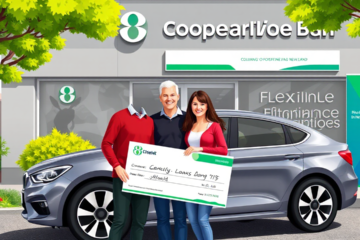 A person reviewing auto loan options at The Co-operative Bank for purchasing a vehicle.