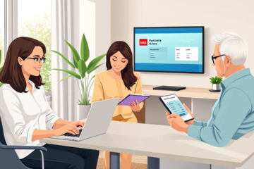 A customer exploring personal loan options at National Australia Bank