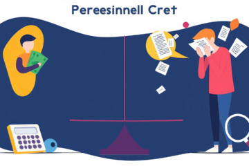 A thoughtful person evaluating the pros and cons of personal credit.