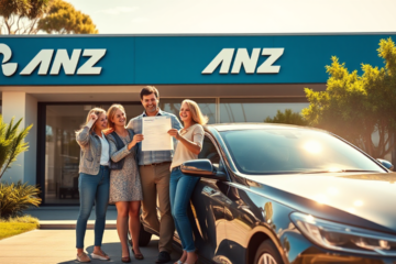 A person exploring vehicle financing options with ANZ.