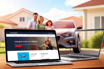 A person exploring car loan options with Bank of Queensland for vehicle purchases.