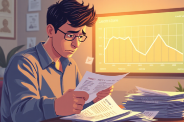 Artigo sobre o impacto das dívidas no score de crédito.