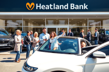 Heartland Bank offers vehicle acquisition loans for new and used cars.