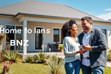A couple discussing home loan options with a BNZ advisor.