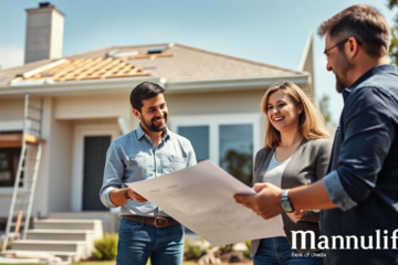 A modern home renovation showcasing the benefits of Manulife Bank loans.