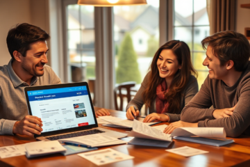 A person reviewing personal loan options from the National Bank of Canada.