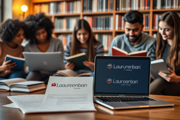 Students accessing financial support for education through Laurentian Bank of Canada.