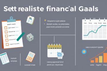 A person planning realistic financial goals and strategies.