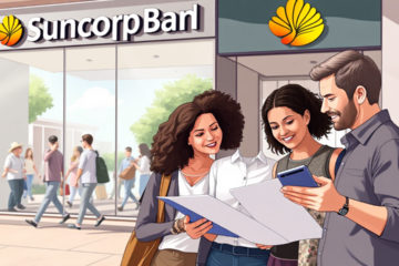 A depiction of Suncorp Bank's Personal Line of Credit services, showcasing financial flexibility and customer support.