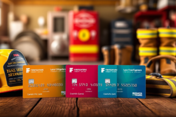 Credit card options offered by Firefighters Credit Union for its members.