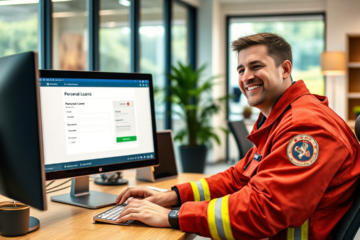 Graphic representation of personal loans offered by Firefighters Credit Union.