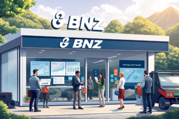 Image depicting commercial loan services offered by Bank of New Zealand (BNZ) for businesses.