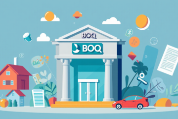 A person calculating loan options with Bank of Queensland, showcasing personal loan services.