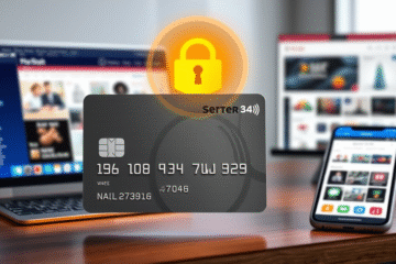 A visual representation of a credit card with virtual card technology for secure online purchases.