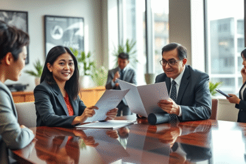 An applicant preparing for a job interview at Commonwealth Bank.