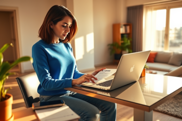 A person looking at loan options online with a focus on quick loans without verification.
