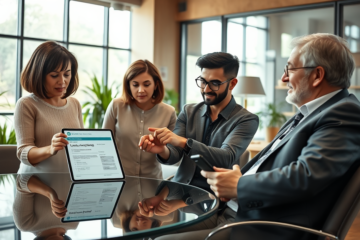 A person using a laptop to apply for a quick loan online.