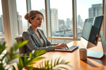 A happy person reviewing customized loan options online.