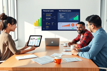 A person reviewing personal loan options with quick approval for $5,000.