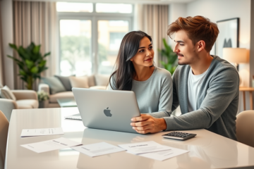 A person reviewing personal loan options online.